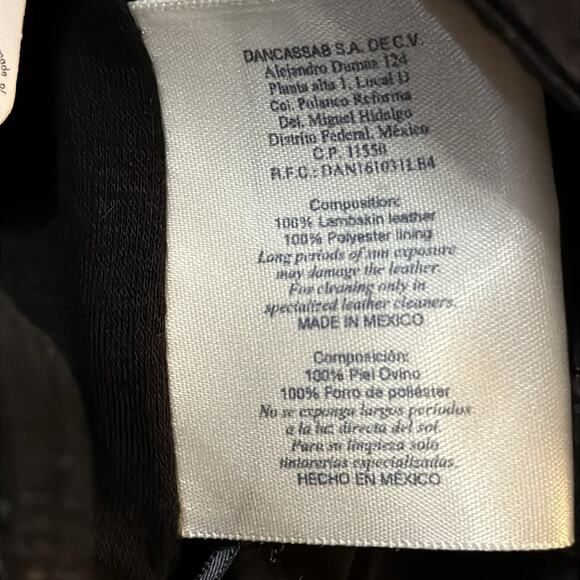 Free People x Dancassab Black Lambskin Leather Tie-Waist Jeans Limited Edition - Picture 6 of 10